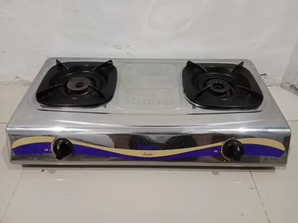 Kompor rinai stenlist + regulator dan selang