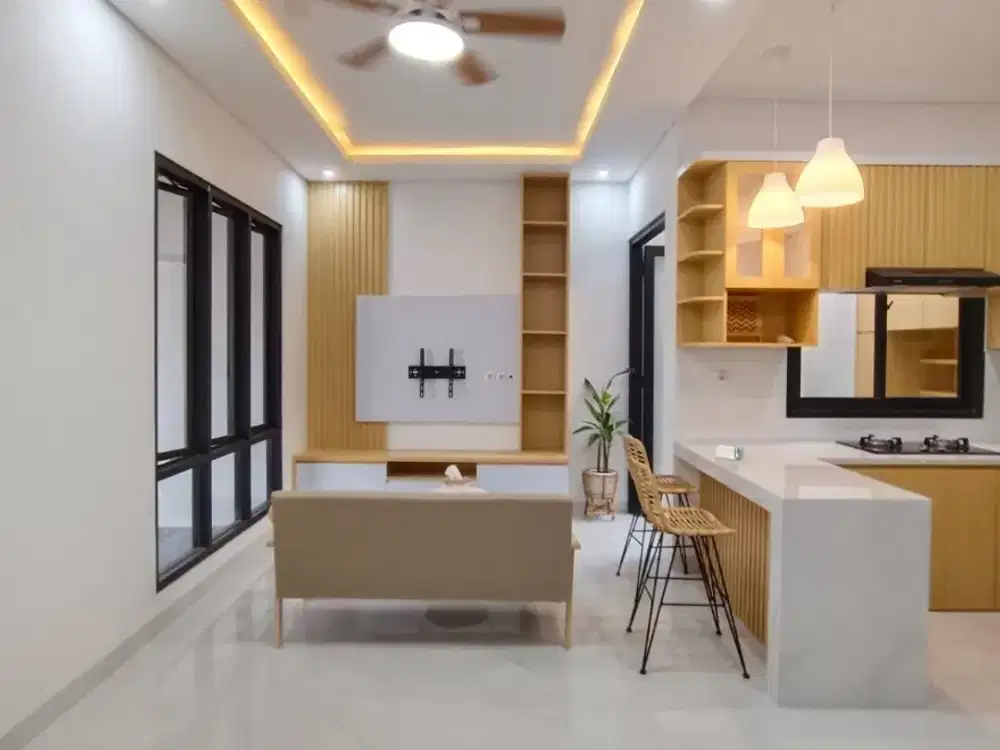 Cluster skandi samping masjid kubah emas depok