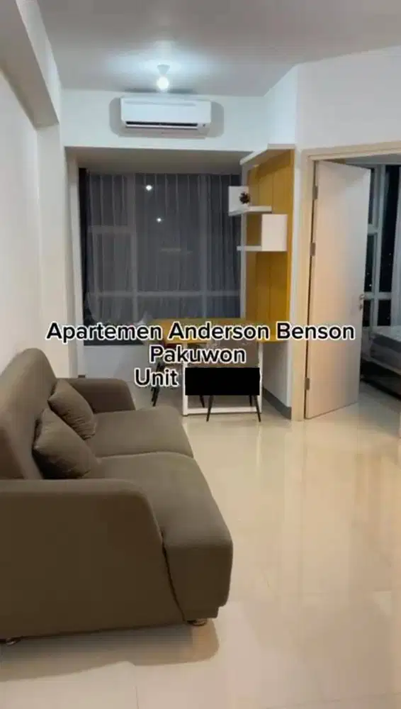 DISEWAKAN APARTEMEN BENSON TOWE 2BR BRAND NEW GRESS FULL FURNISHED