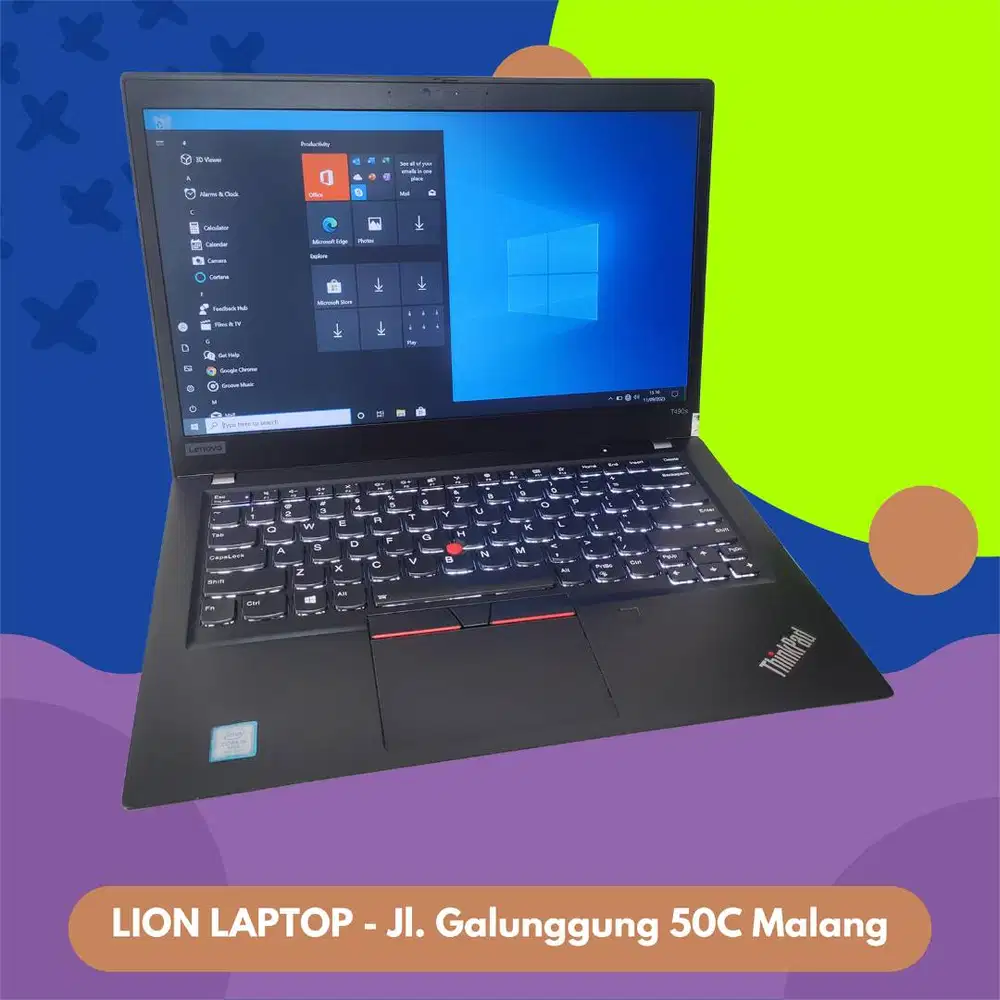 RAM 16GB SSD 512GB Core i5 Slim Lenovo Thinkpad T490s [01|12]