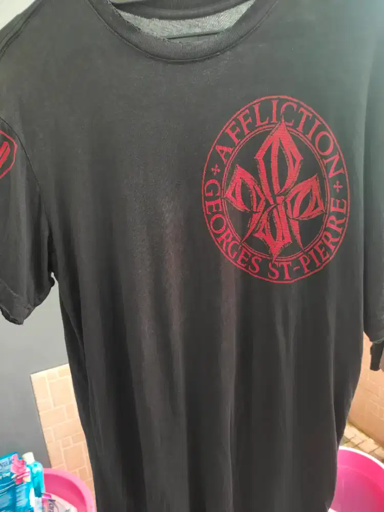 AFFLICTION signature series GSP mma George rush st Pierre size medium