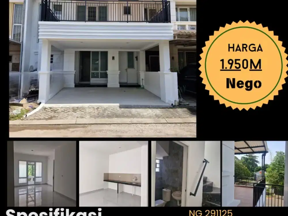 DIJUAL RUMAH SIAP HUNI DI KOTA WISATA CIBUBUR