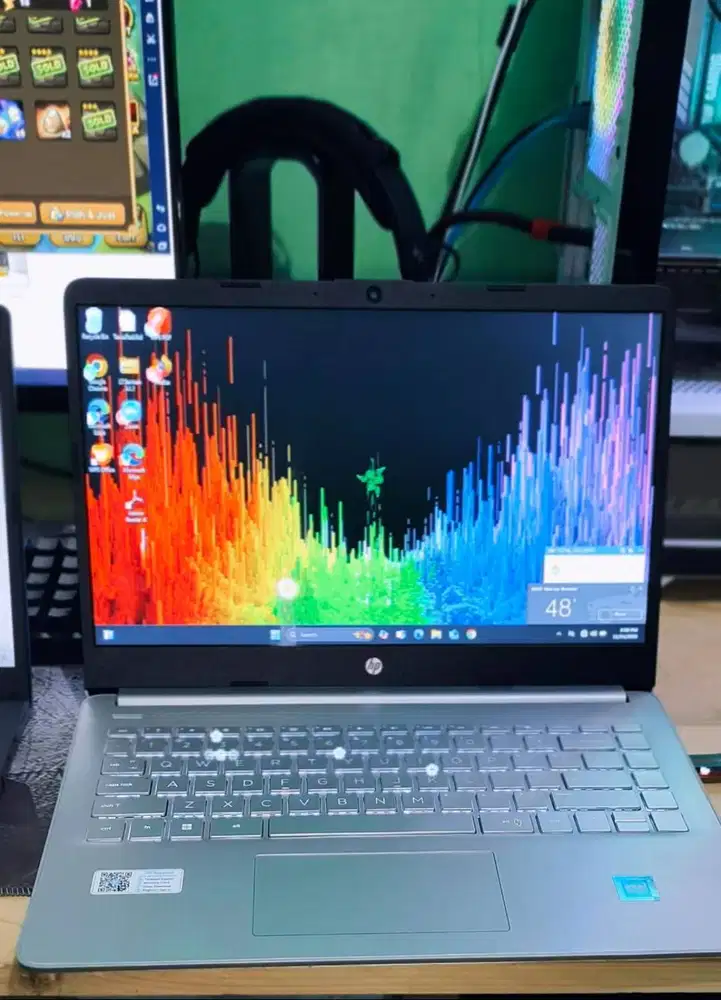Laptop HP 14S Intel Celeron N4500 (Ram 8Gb, Nvme SSD 256) Win 11 Ori