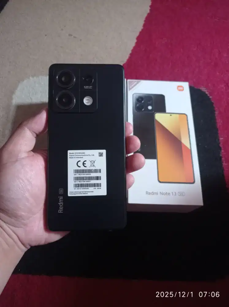 BISMILLAH REDMI NOTE 13 5G 8/256 FULSET MULUS