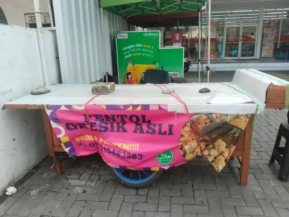 JUAL GEROBAK UNTUK ANGKRINGAN , PENTOL , SOTO. ukuran -+2M