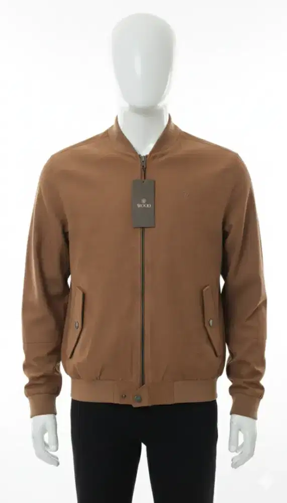 WOOD jaket suede model Bomber size L - tipe 2 JKXLXC125C060