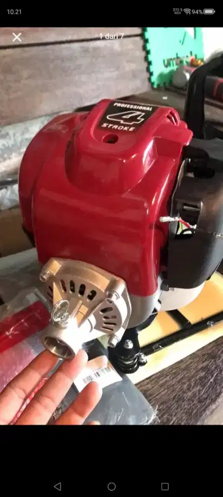 Mesin pemotong rumput 4tak lengkap