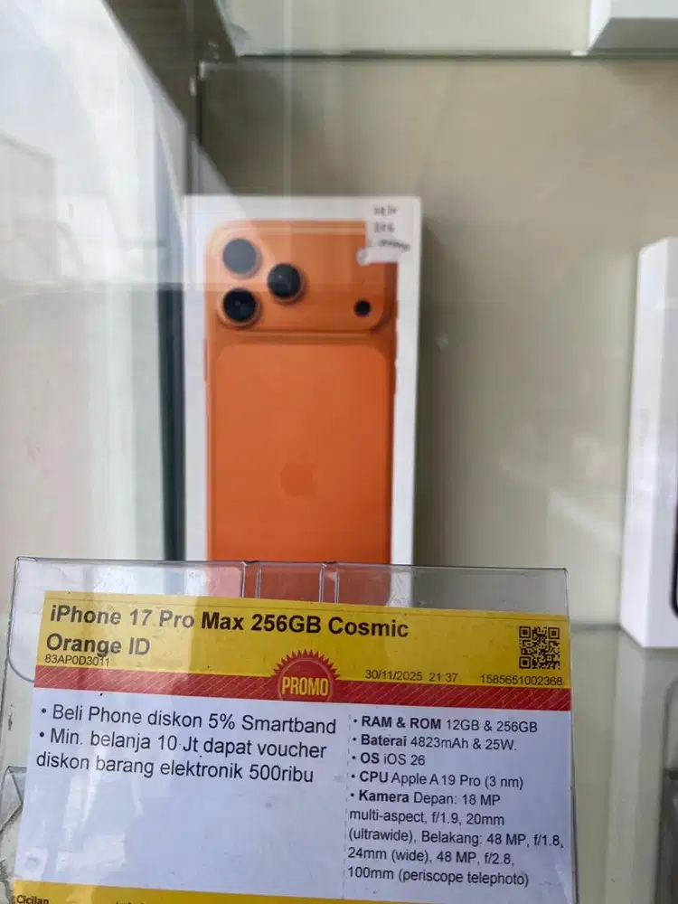 Bisa cicilan Iphone 17 PM promo cicilan Bunga 0%