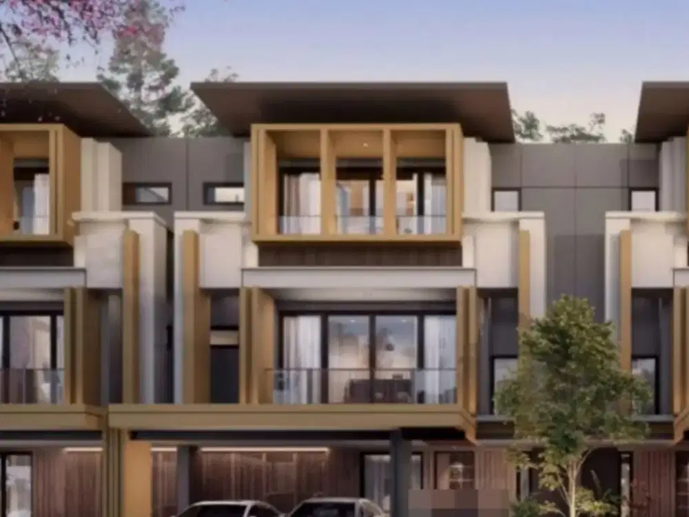 Dijual Rumah 3 Lantai Korean Style di Eonna BSD - Tipe 9x16 Hoek + Taman