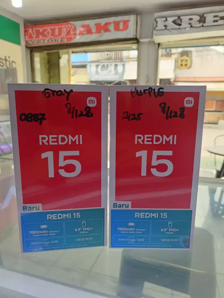 REDMI 15 RAM 8+8/128 PALINGMURAH BISA COD FREE ONGKIR