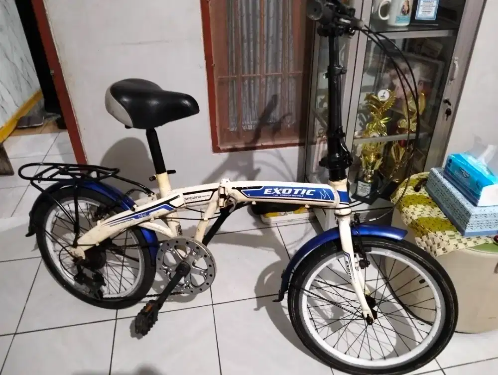Jual sepeda lipat UK 20 merk exotic siap pkai Cijantung Jakarta Timur