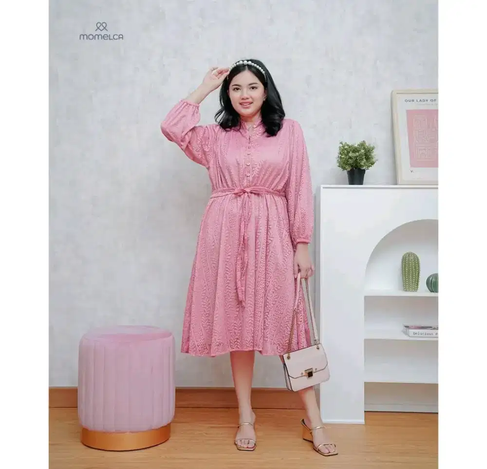Mira Dress Brukat merk Momelca Ld 100