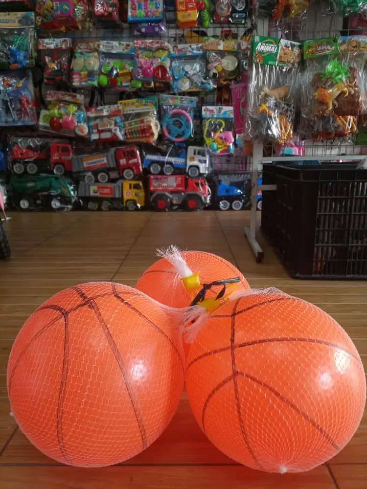 mainan anak bola basket besar