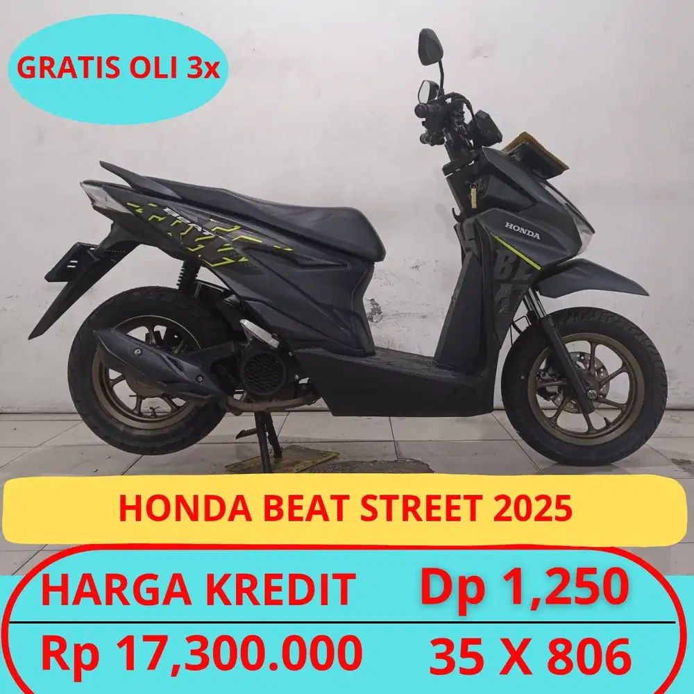 HONDA BEAT STREET 2025 DP MURAH GUYSSS