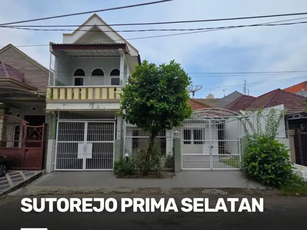 Rumah Sutorejo Prima Selatan STRATEGIS ROW 3MOBIL