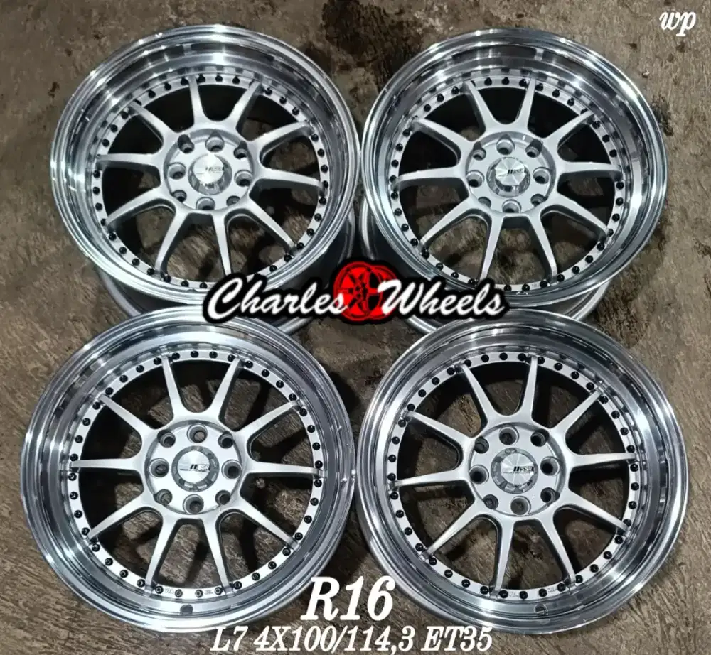 Jual velg seken ssr sp3 r16 4x100 4x114,3 avanza livina yaris city dll