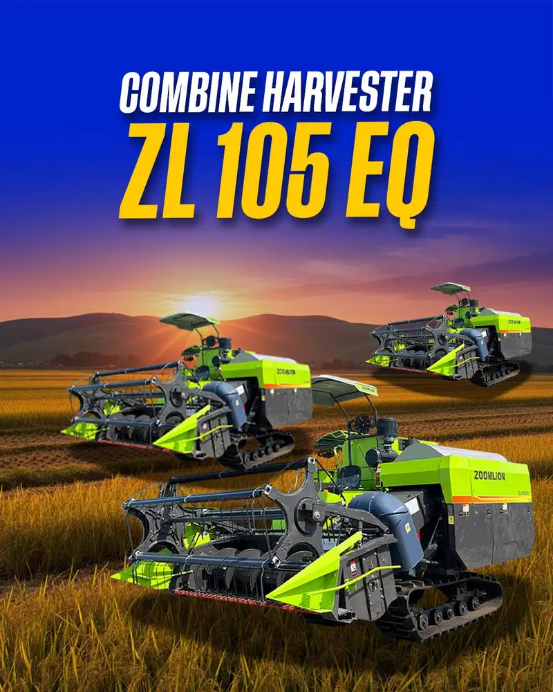 ZOOMLION COMBINE HARVESTER ZL 105-EQ