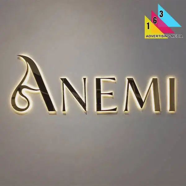 Huruf Timbul Stainless Steel - Akrilik LED