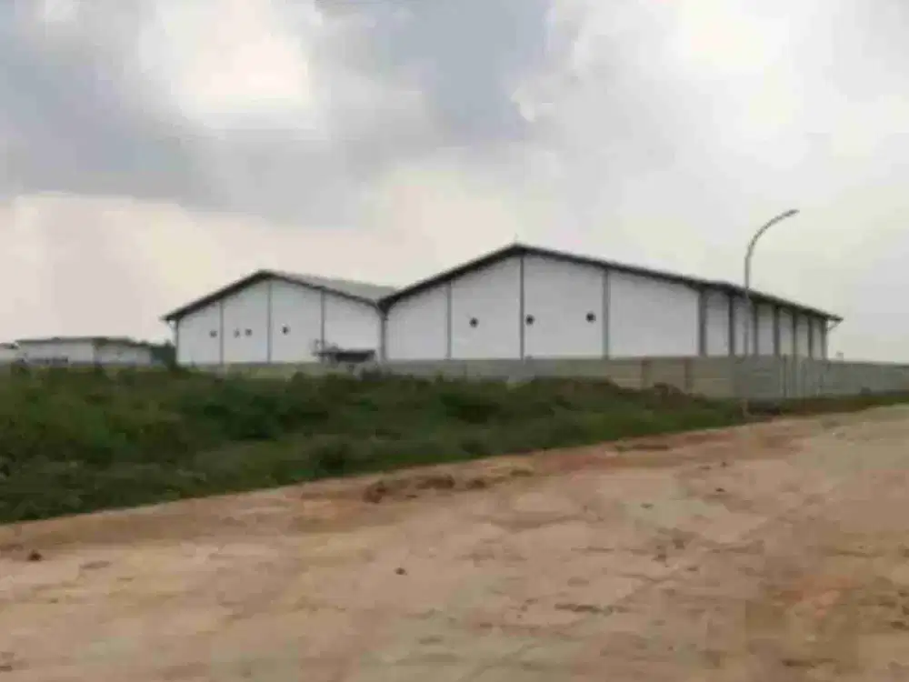 Dijual tanah pergudangan / industri di Deltamas Bekasi
