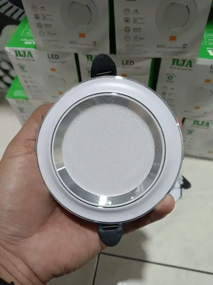 lampu spot LED RJA RJA-06. 
Warna: White + warm take all 40pcs