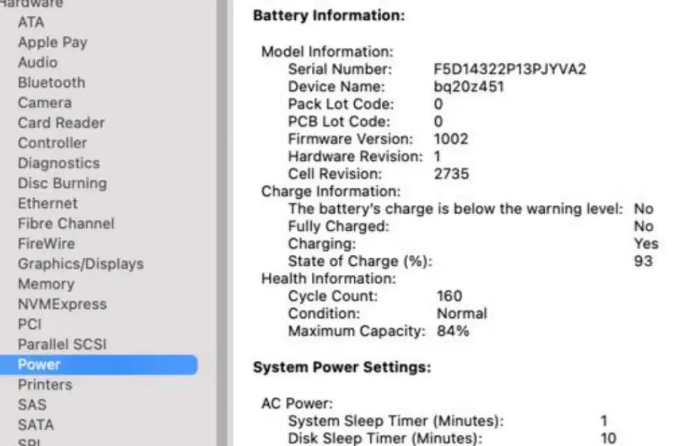 MAC BOOK 2020 Pemakaian 1 Bln