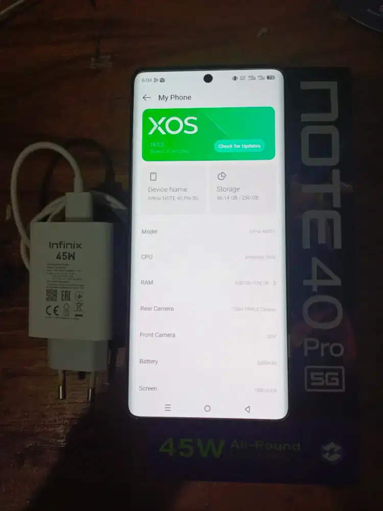 Infinix Note 40 Pro 5G 8/256 bisa TT