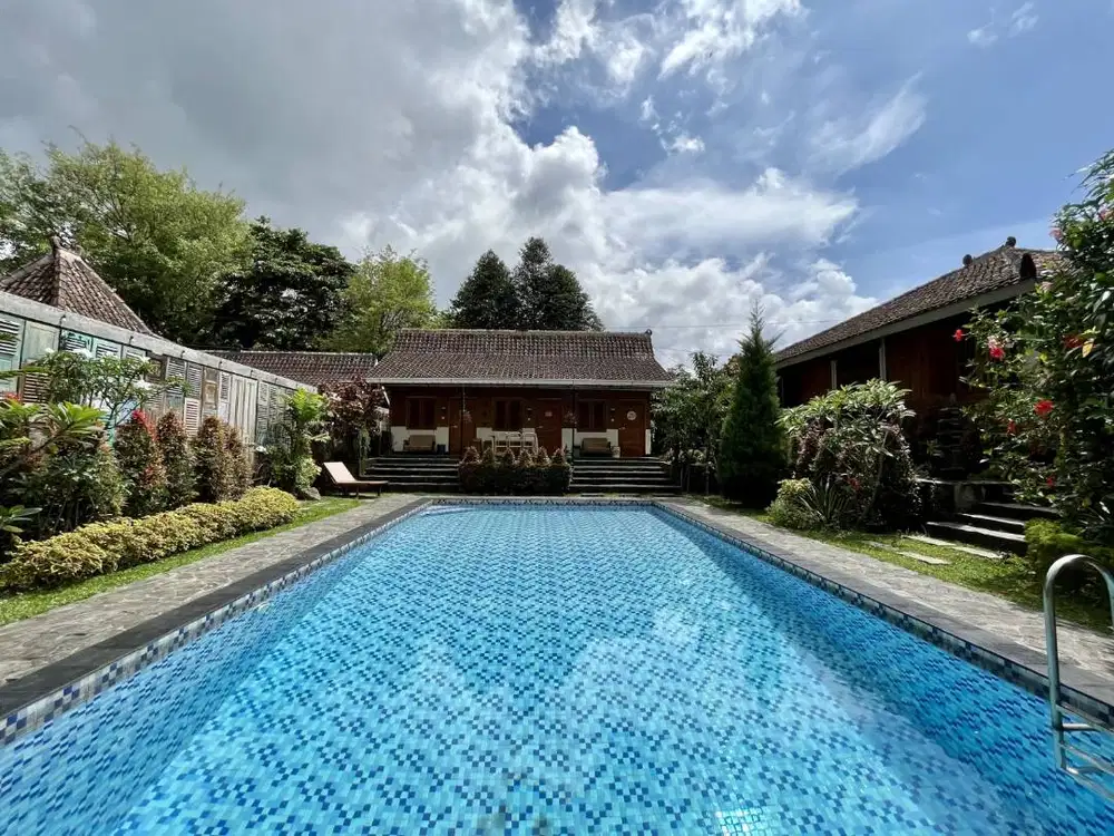 Dijual Villa Full Furnish 50 meter barat Kopi Klothok Pakem Sleman