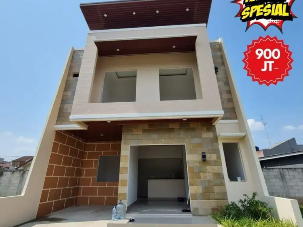 Rumah 2 Lantai Cantik pamulang dekat kantor wali kota tangsel