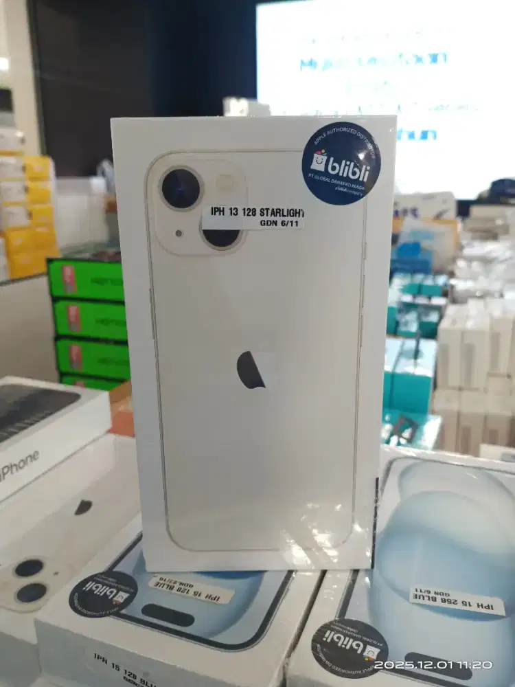 I PHONE 13 128 GB, RESMI, KREDIT BUNGA 0%.