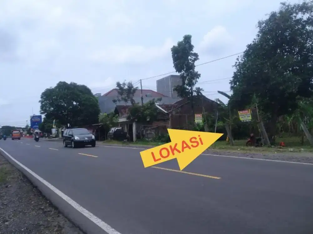 Dijual Tanah Nol Jalan Provinsi Surabaya - Jogja Dekat Pintu Tol Ngawi