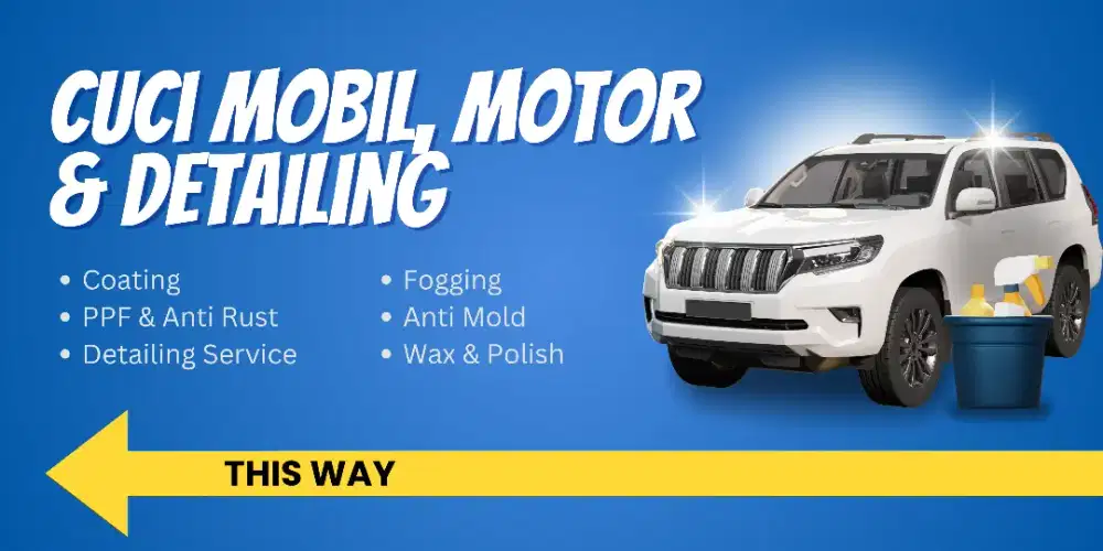 DIBUTUHKAN WASHER DI STEAM MOBIL MOTOR