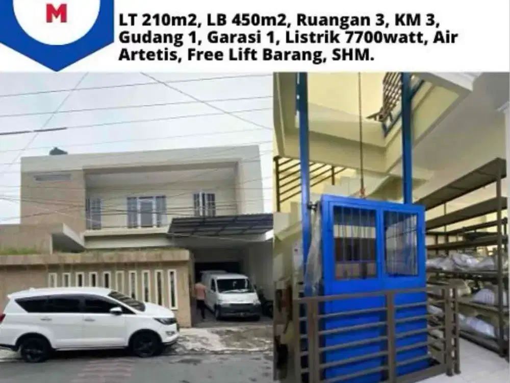 Jual Gudang di Lamper lokasi sangat strategis