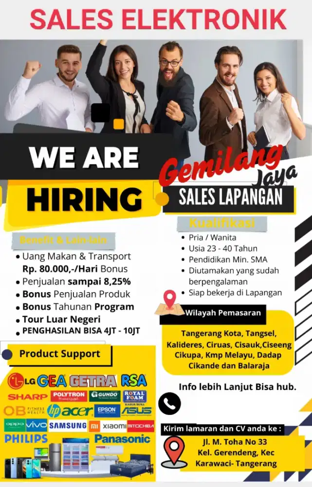 SALES ELEKTRONIK, HP & FURNITURE