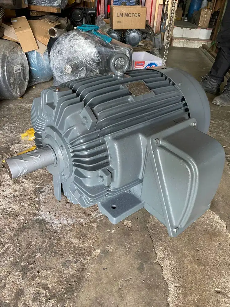 TECO 50hp 37kw 4pole dinamo elektro motor penggerak 3phase 1470rpm
