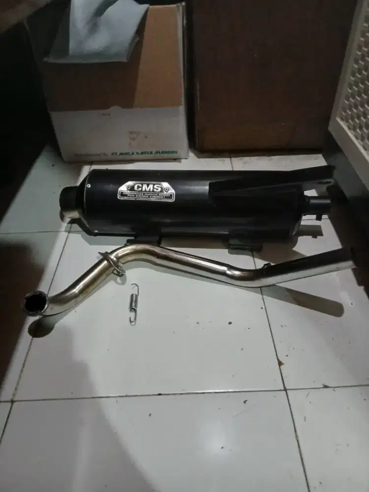 Knalpot cms standar racing ngebas adem all matic