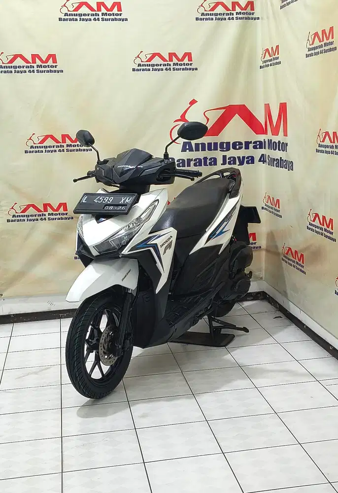 Siap pakai Honda Vario 125 CBS Tahun 2016 warna Putih