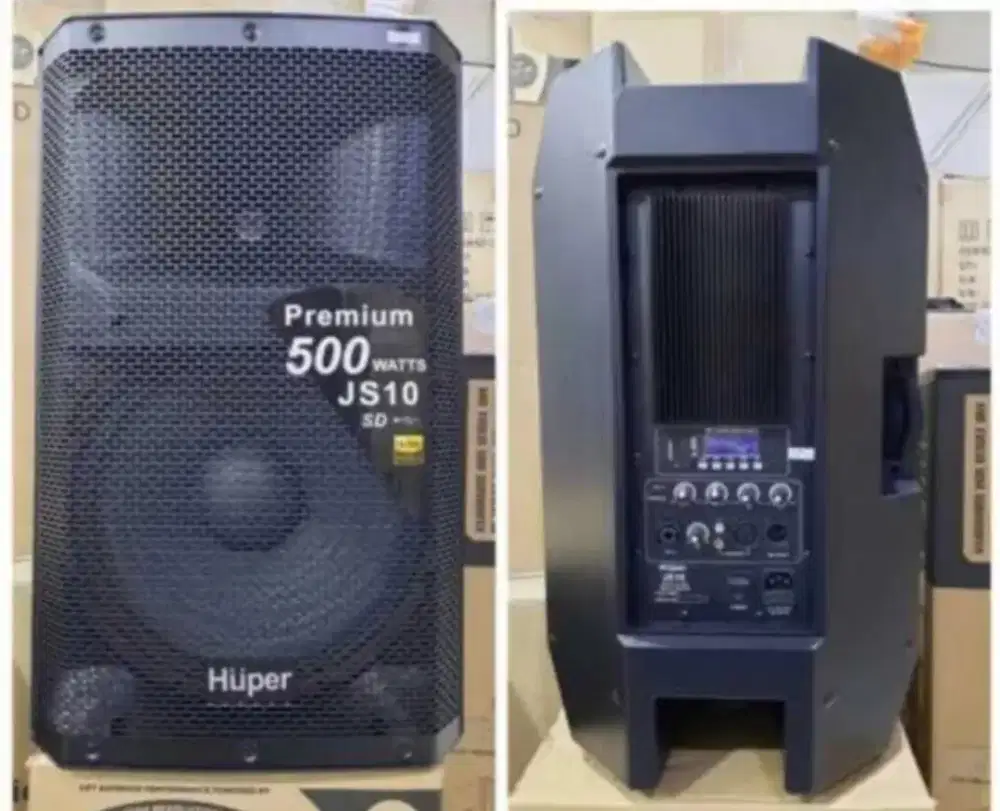 Sepasang Speaker Aktif Huper 15 Inc Baru