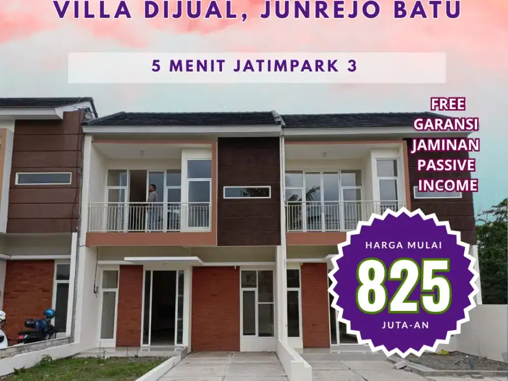 Villa Metro Junrejo — 5 Menit ke JTP 3, Lingkungan Asri & Tenang