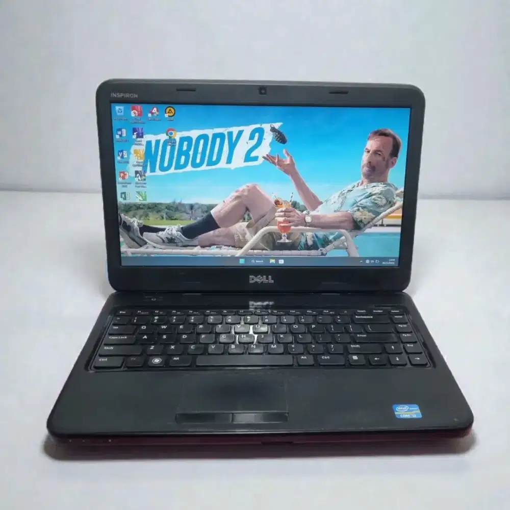 Laptop dell tipe N4050 intel core i3 dual vga, Windows 11 pro, RAM 6GB
