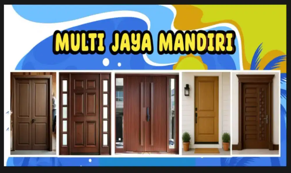 Pintu kusen kayu/alumunium