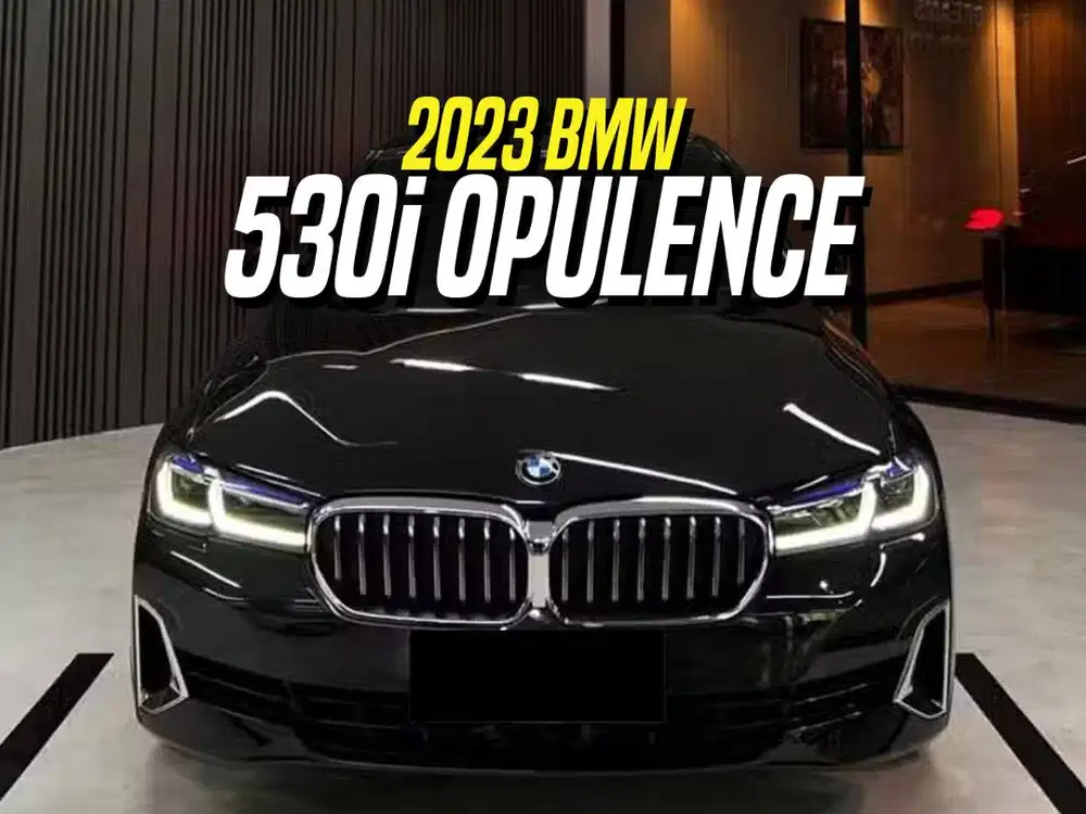 BMW 530i G30 Opulence 2023 LCI Black Hitam 530 i
