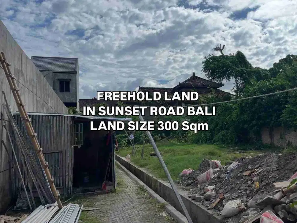Tanah Strategis di Sunset Road Kuta Badung Bali