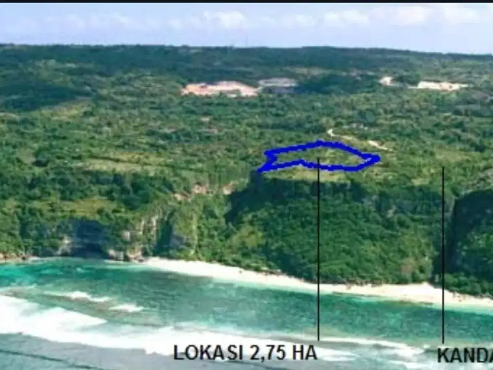 Di jual Lahan tanah premium & ocean view lokasi dekat karma Kandara resort ungasan