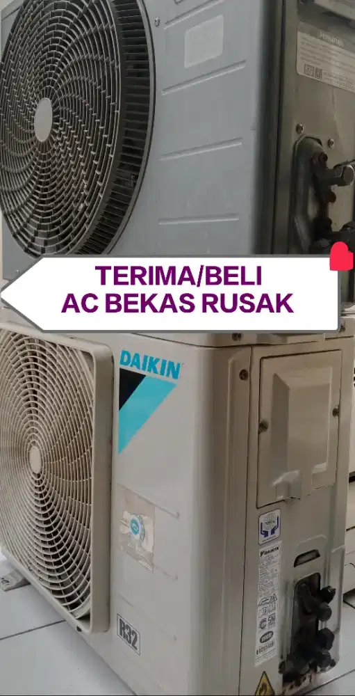 Terima AC bekas second