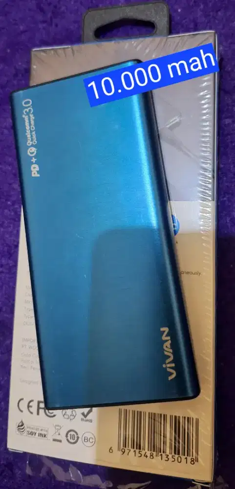 Powerbank Vivan 10000 mAh VPB-F10S