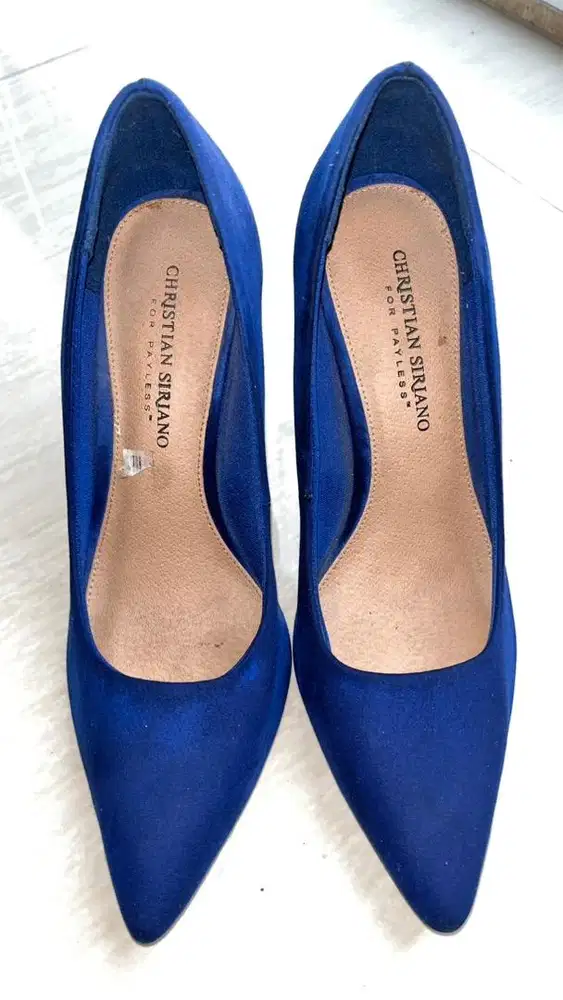 Sepatu High Heels Biru BCA untuk ke kantor | Christian Siriano