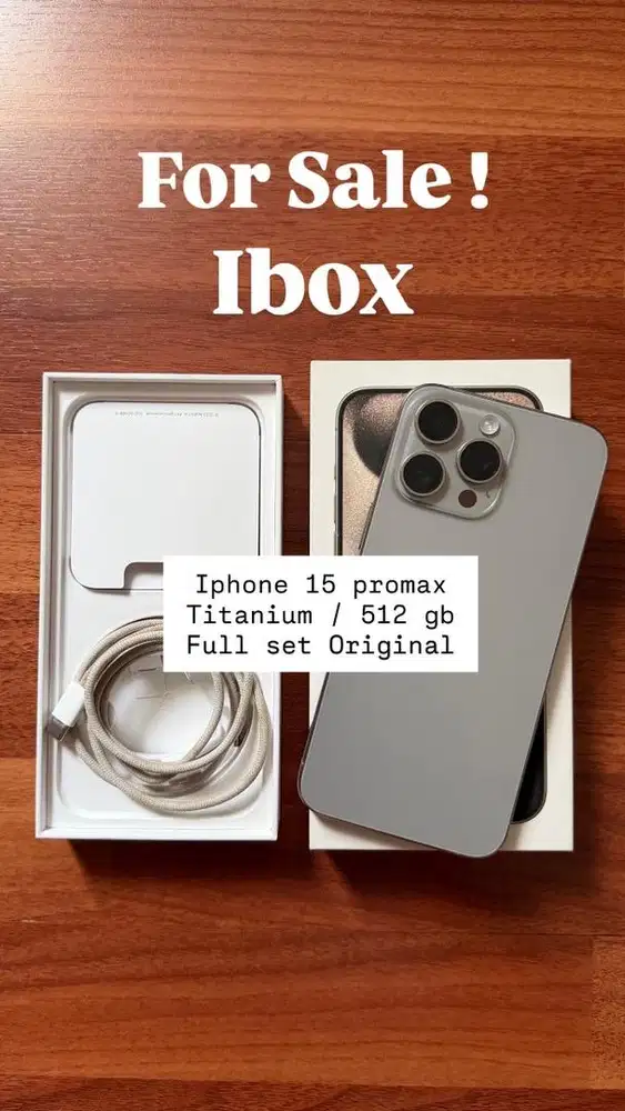 Iphone 15promax , 512 gb, ibox