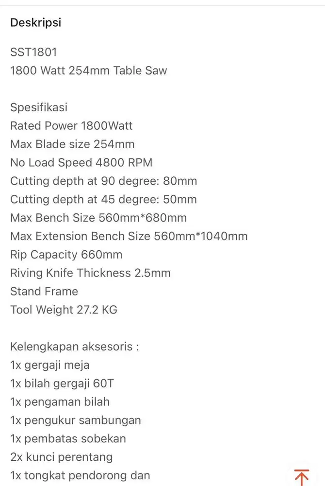 Meja mesin potong stanley