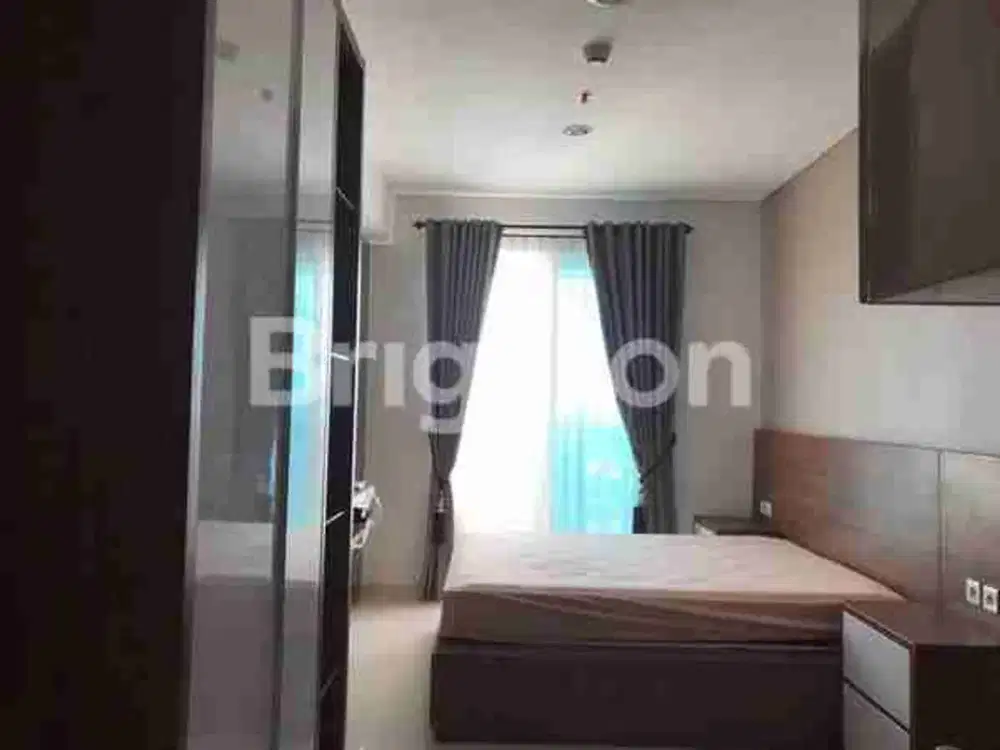 apartemen furnish tipe studio di tengah kota