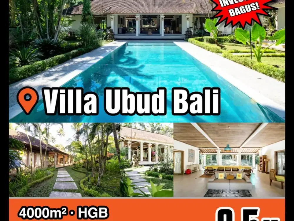 Villa Ubud bali, murah, harga di bawah pasar